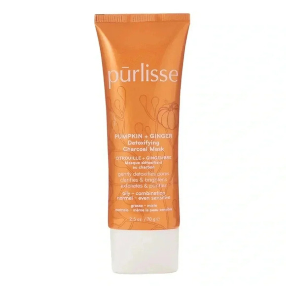 Purlisse - Pumpkin + Ginger Detoxifying Charcoal Mask NWT - Picture 1 of 7